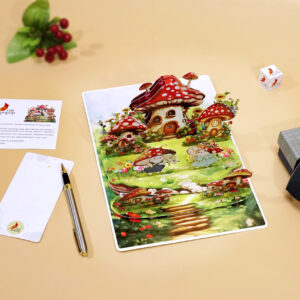 Home-Sweet-Mushroom-3D-popup-Greetings-Card-08