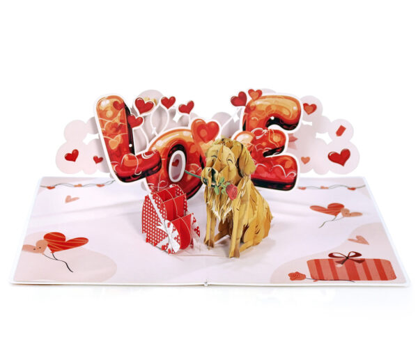 Love-you-popup-up-3D-card-with-Golden-Dog-03