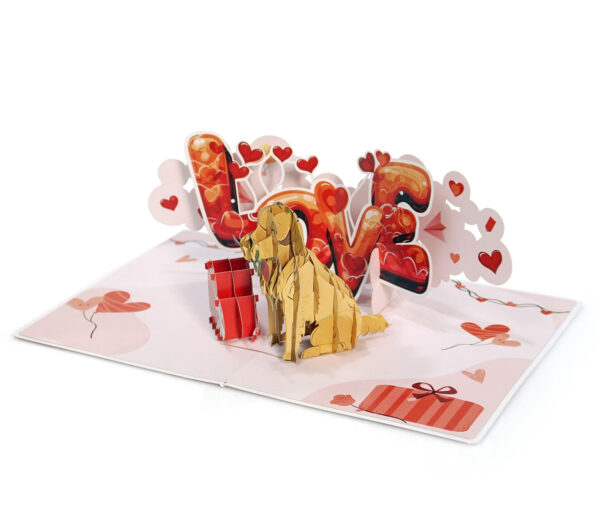 Love-you-popup-up-3D-card-with-Golden-Dog-05