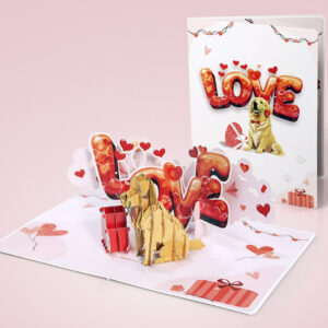 Love-you-popup-up-3D-card-with-Golden-Dog-08