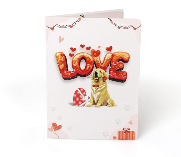 Love-you-popup-up-3D-card-with-Golden-Dog-10