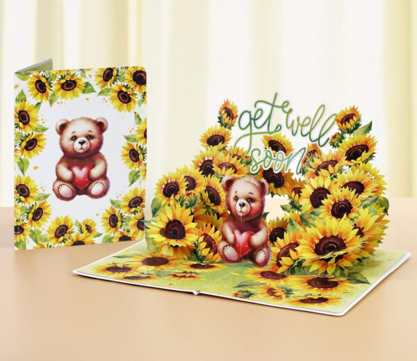Get Well Soon Greeting-3D Pop up Card-11