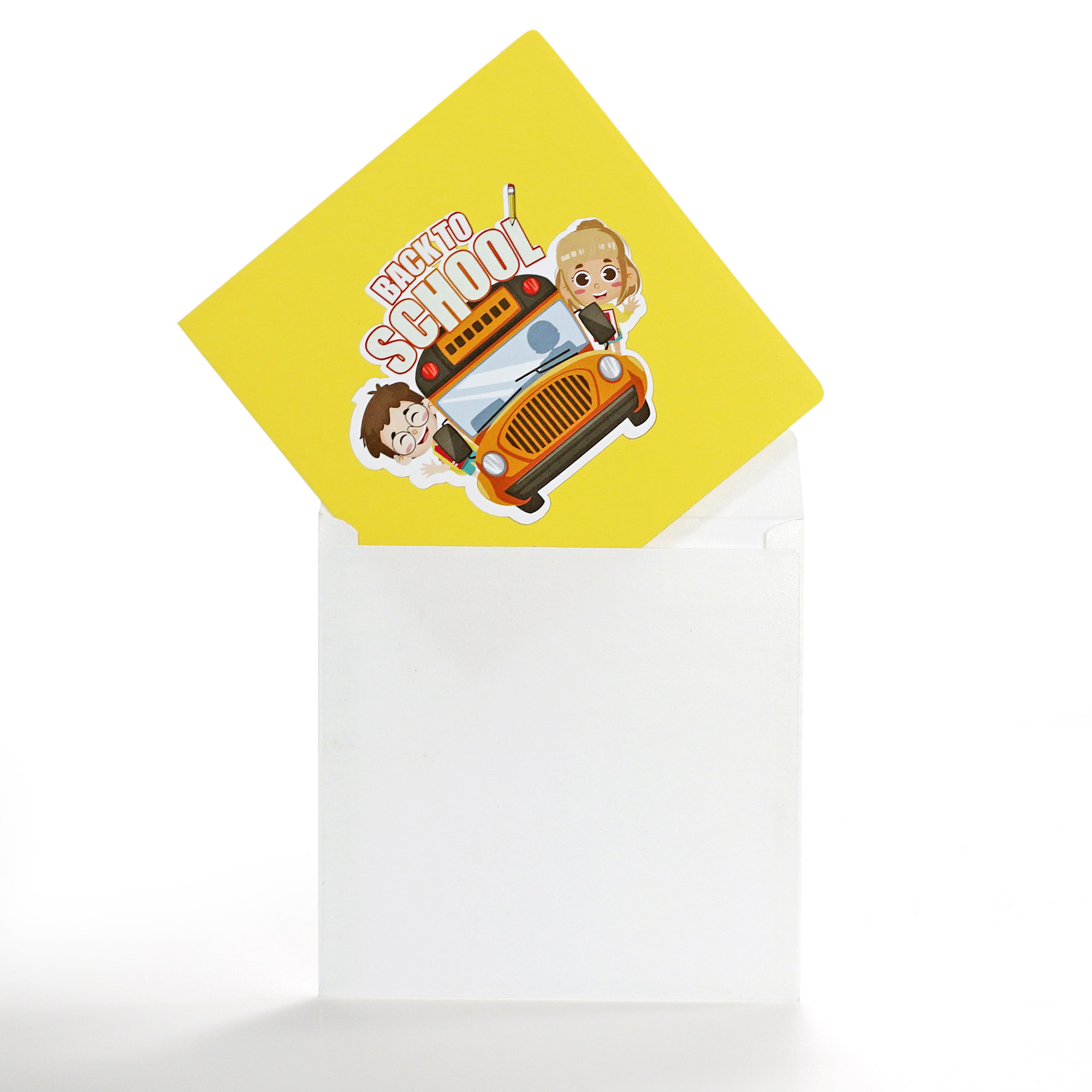 3D Back to School Bus Pop-Up Card - Image 9