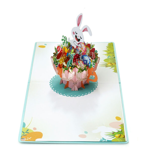 Alternative view of 3D Easter Bunny Pop-Up Greeting Card