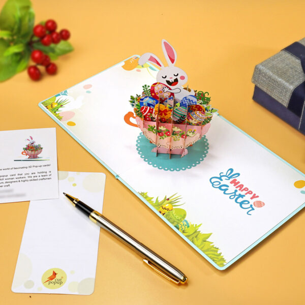 3D Easter Bunny Pop-Up Greeting Card-08