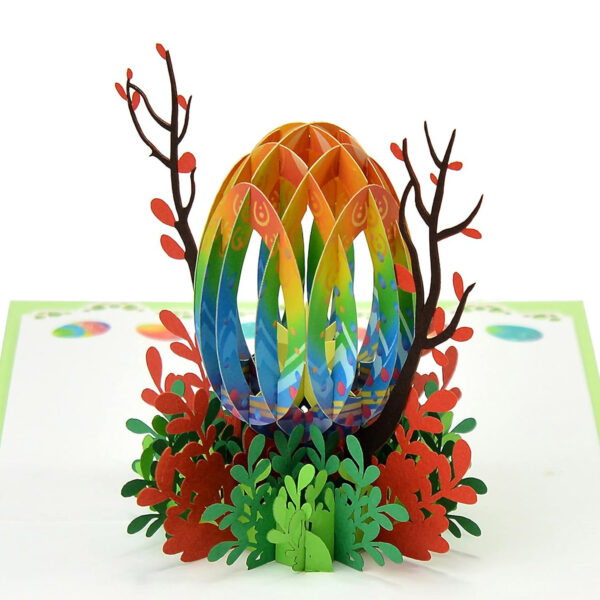 3D Easter Egg Pop-Up Card