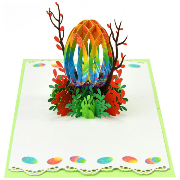 Alternative view of 3D Easter Egg Pop-Up Card