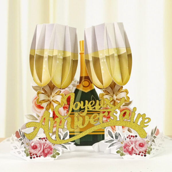 Celebrate 3D Pop-Up Anniversary Card