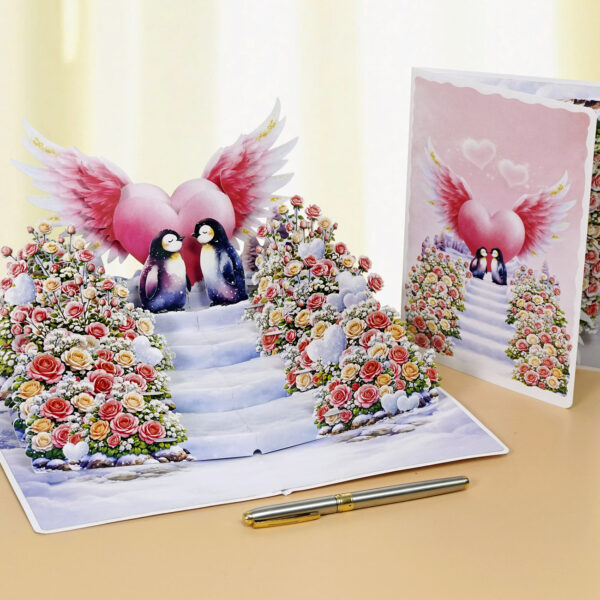3D-Pop-Up-Love Card–Heart-Wing-13