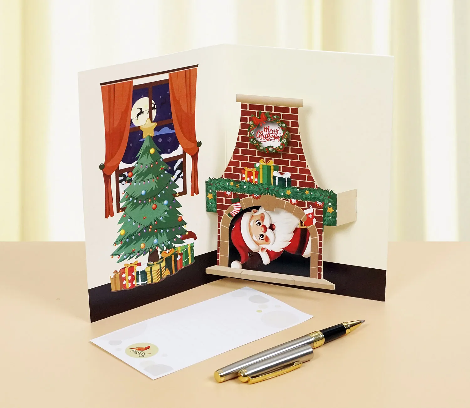 3D-Pop-up-Christmas-Cards-Pull-Up-Down-11