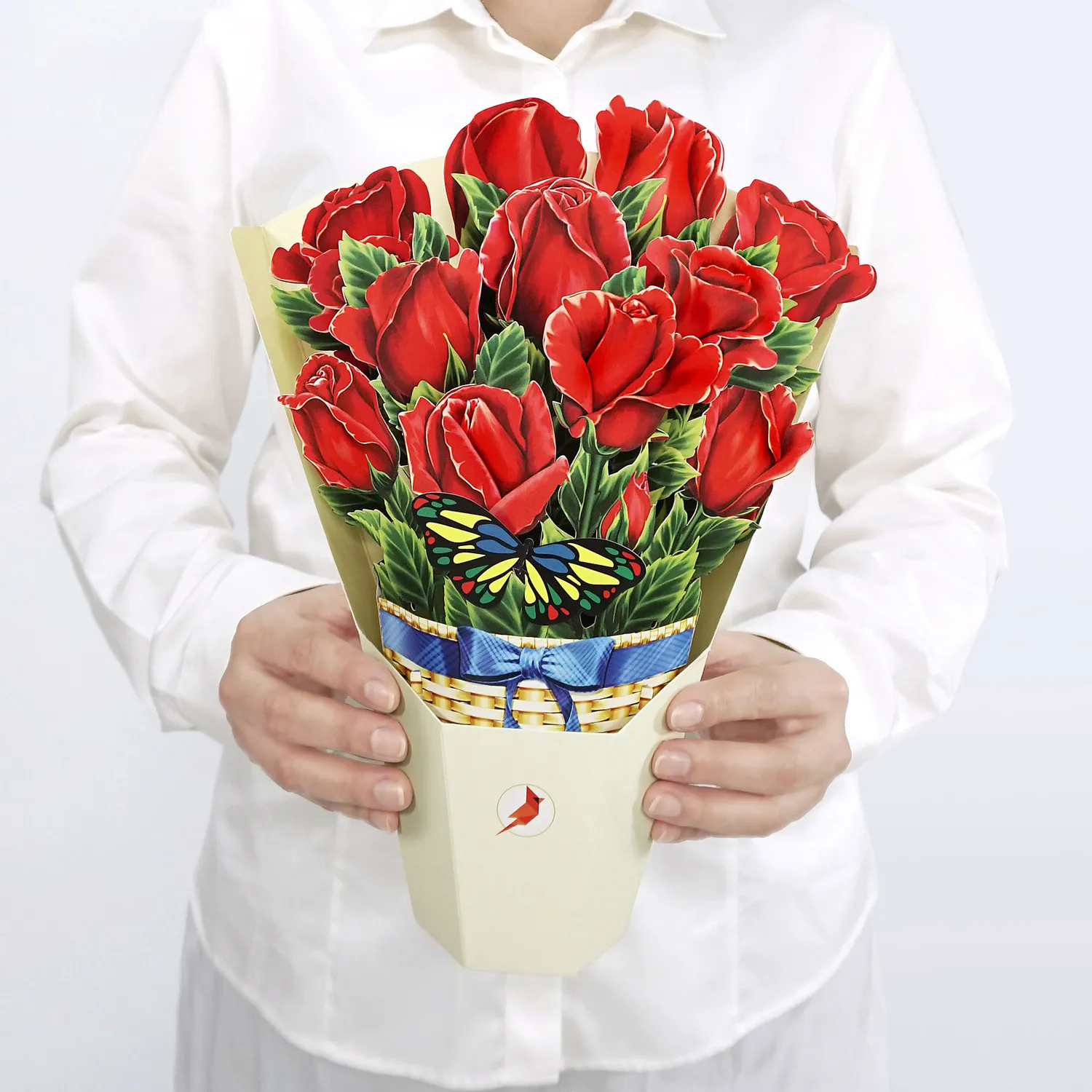 Bouquet Flower Set Autumn Valentine - handcrafted in 3D pop-up Cut - Image 3