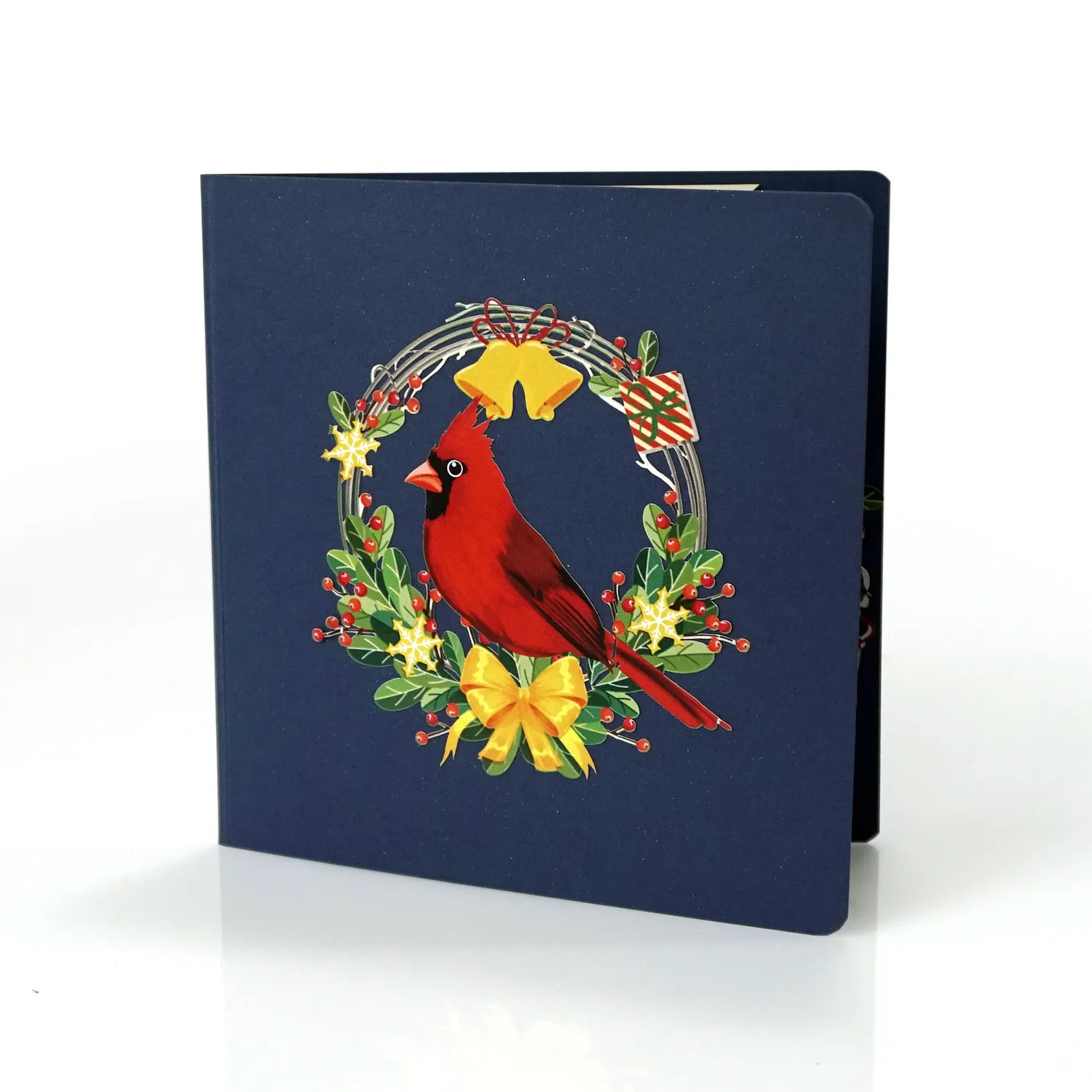 Cardinal Bird 3D Popup Greeting Card Xmas - Image 9