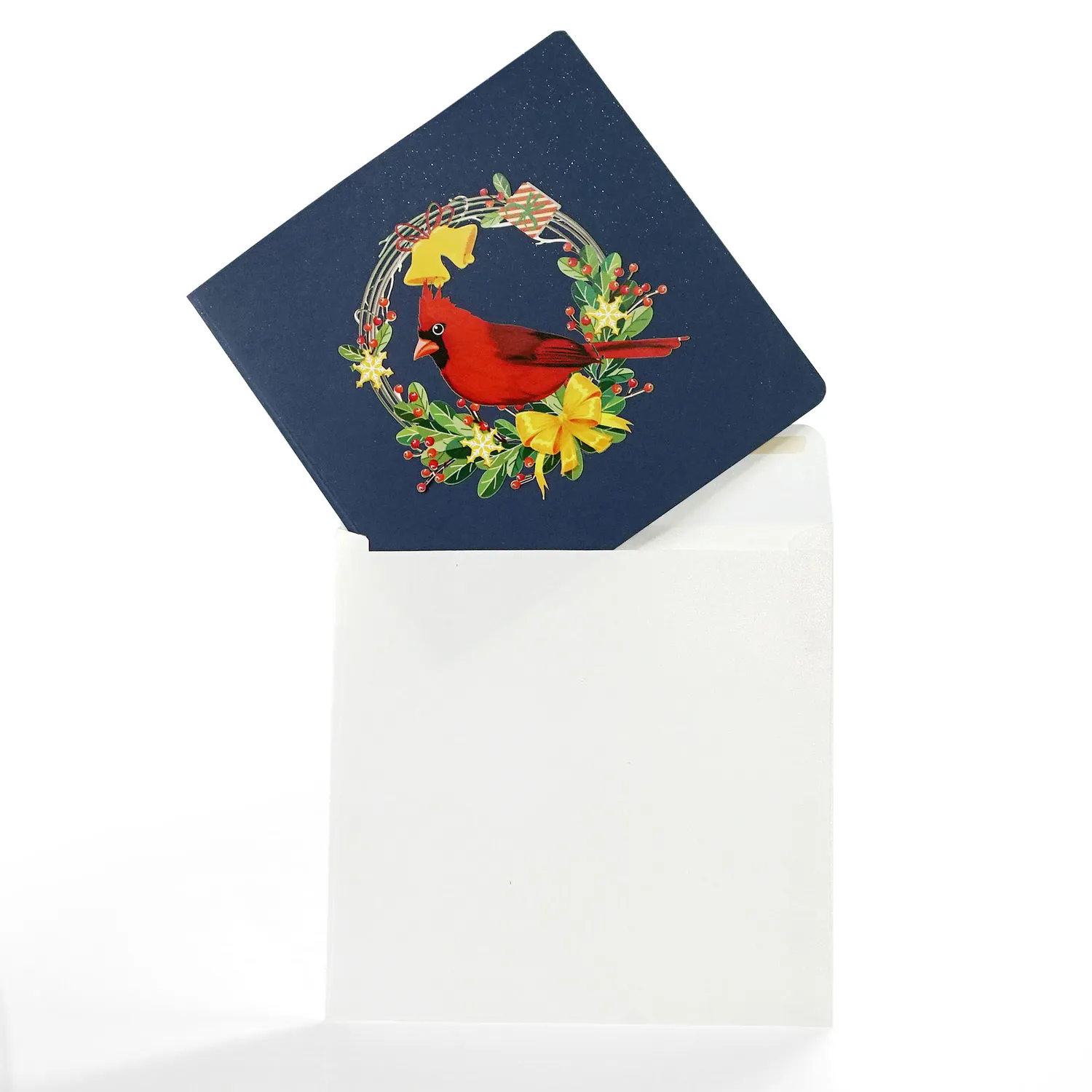 Cardinal Bird 3D Popup Greeting Card Xmas - Image 10