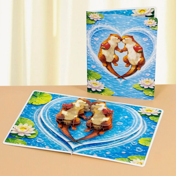 Cute Heart Valentine Anniversary Greeting Card