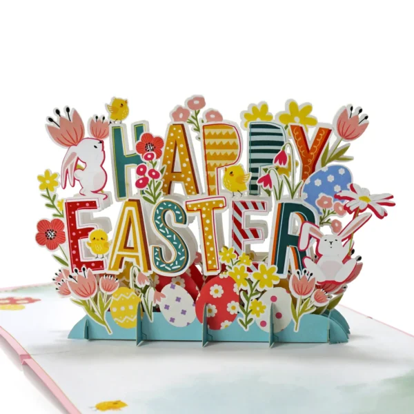 Easter Greeting Card 3D Pop Up