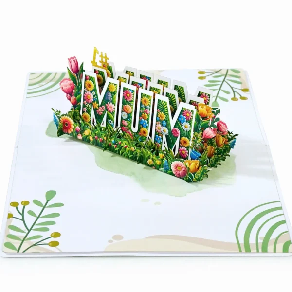 Green-vertical-flower-3D-greeting-card-for-Mom-03