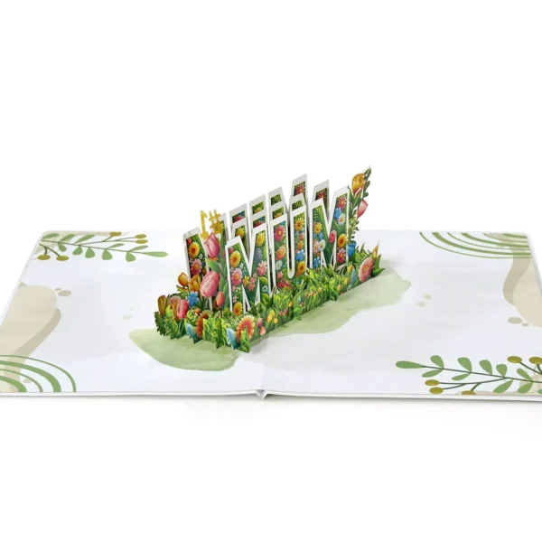 Green-vertical-flower-3D-greeting-card-for-Mom-06