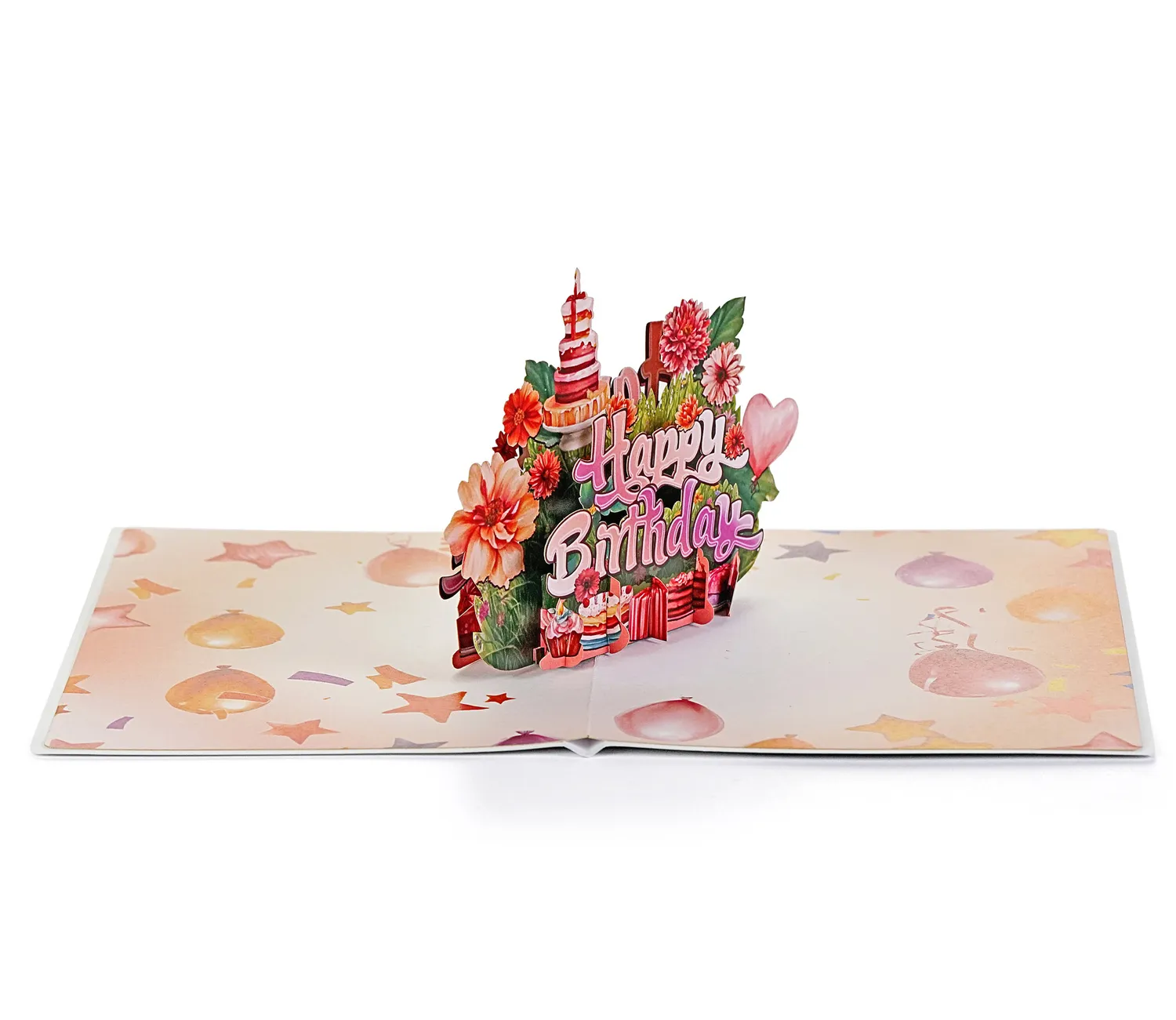 Happy Birthday 3D pop up to anniversary or invite card - Image 7