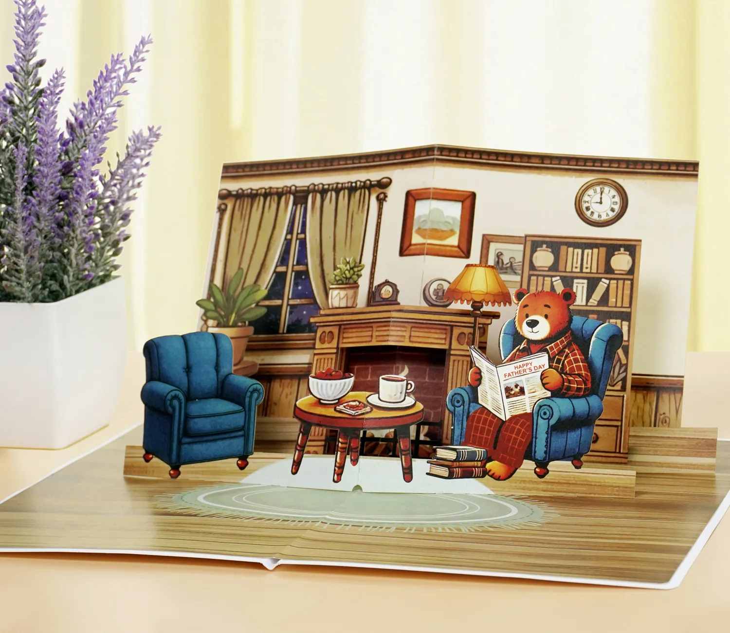 Happy Father's Day Gift For Him With 3D Pop Up Card - Image 3
