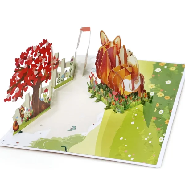 Happy-Valentine-3D-greeting-popup-with-Corgi-Dog-04