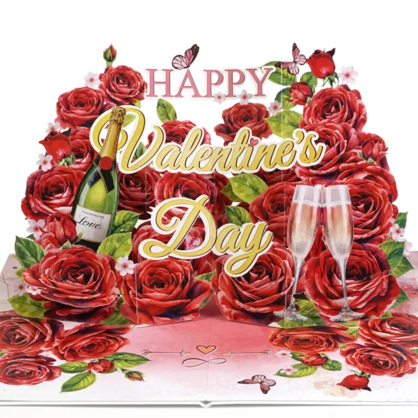 Happy Valentine's Day 3D Pop-up Cards Gift