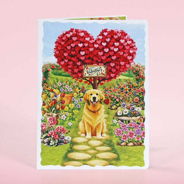 Happy-Valentine-Day-Golden-Rose-08