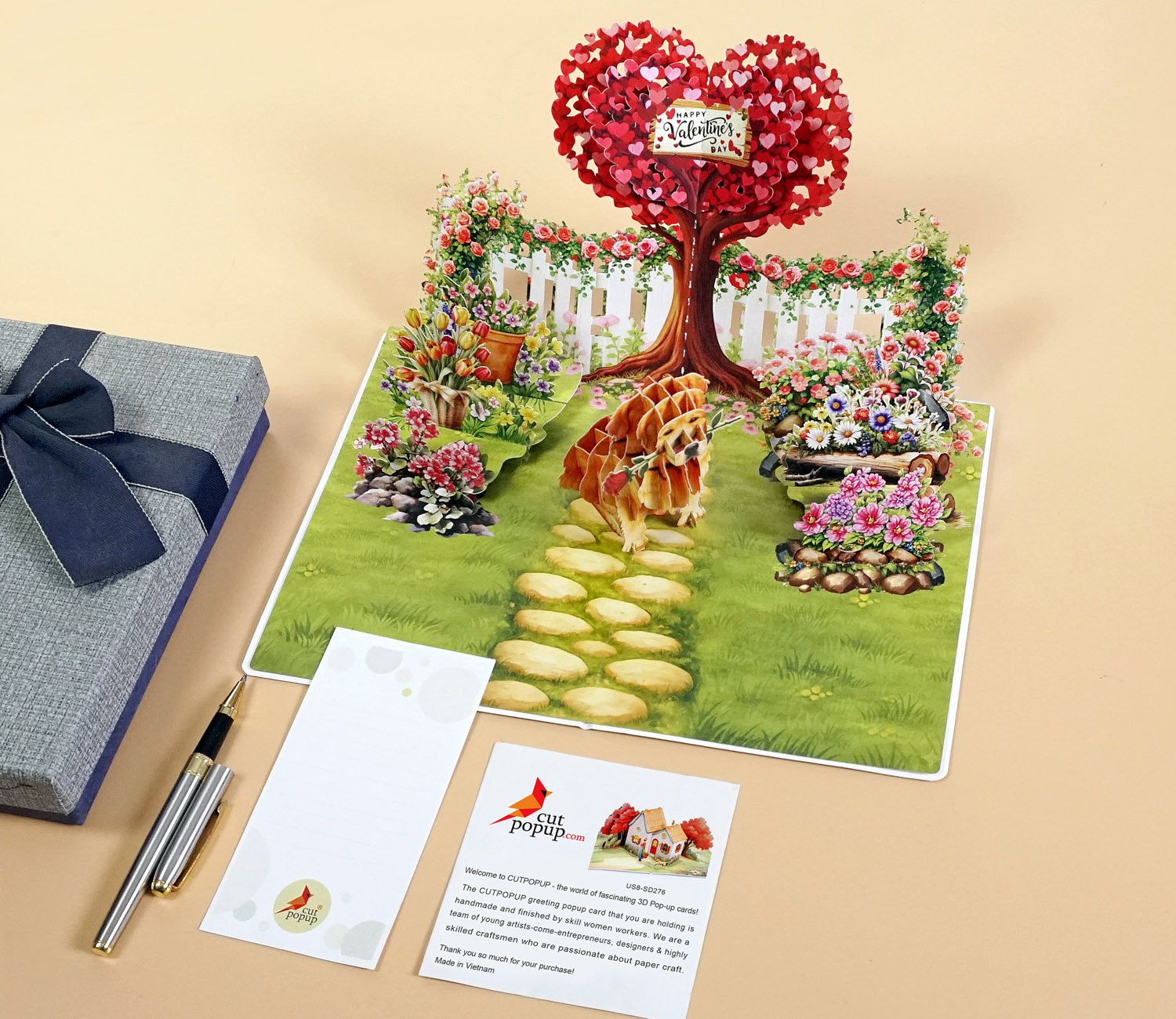 Happy-Valentine-Day-Golden-Rose-11