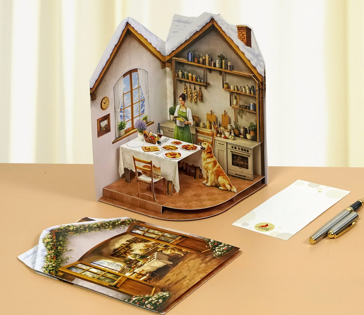 Home-Kitchen-Mom-3D Pop-Up- Greeting-Card-09