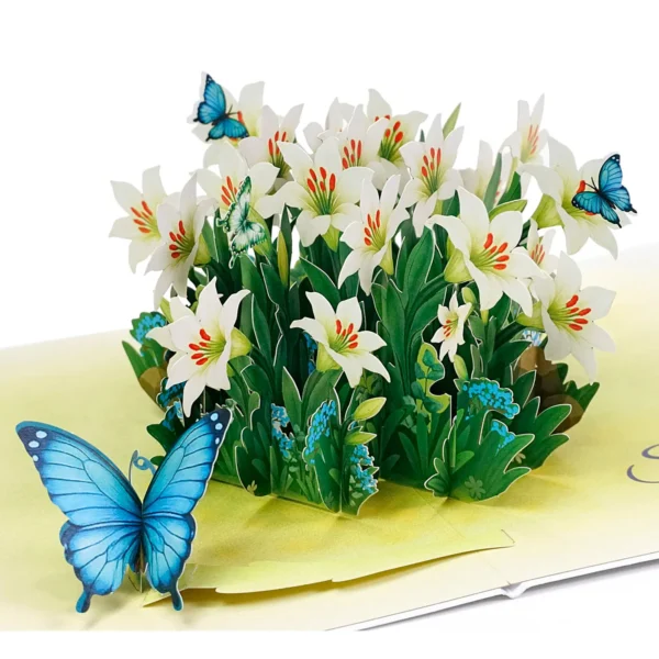 Lily-Flower-3D-Model-Paper-Craft-01