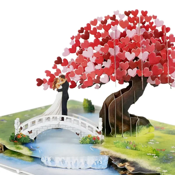 Alternative view of Love Greetings 3D Pop-up Cards Couples In Vietnam