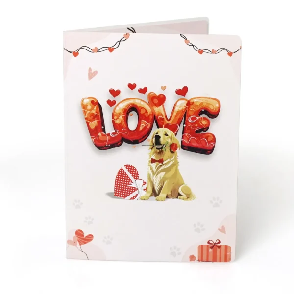 Love-you-popup-up-3D-card-with-Golden-Dog-10
