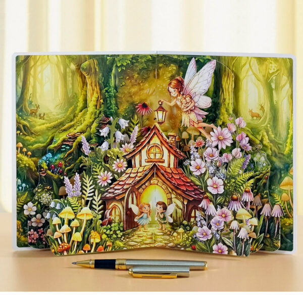 Magical Forest World of Wonder 3D Pop-Up Card