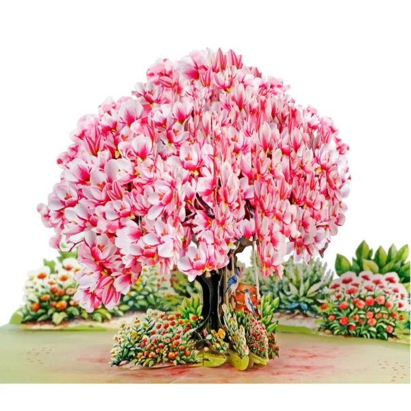 Magnolia Tree 3D Paper To Anniversary Birthday