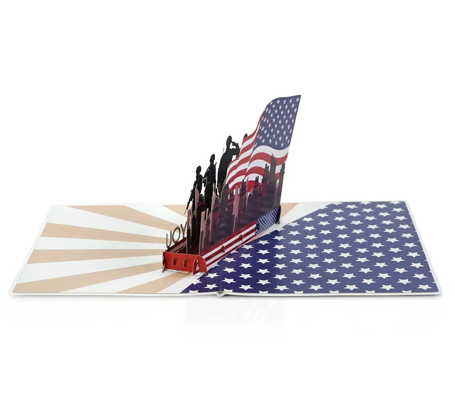 Memorial Day USA Thank you 3D pop up Cards - Image 6