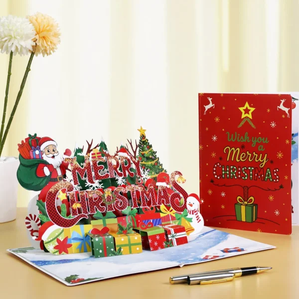 Merry-Christmas-card-3D-pop-up-Santa-Claus-06