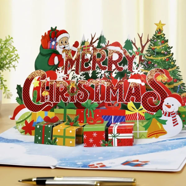 Merry-Christmas-card-3D-pop-up-Santa-Claus-07