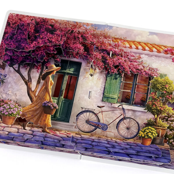 Alternative view of Multilayer 3D Pop-Up Garden House greeting Card