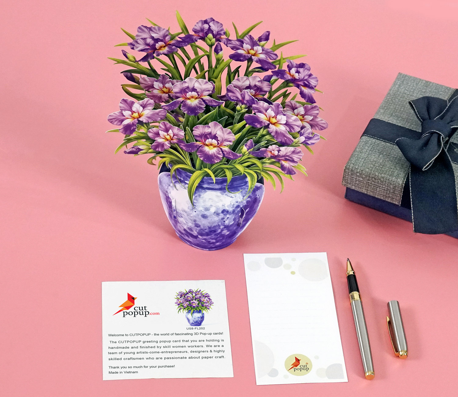 Purple-Flower-Pop-Up-Card-10