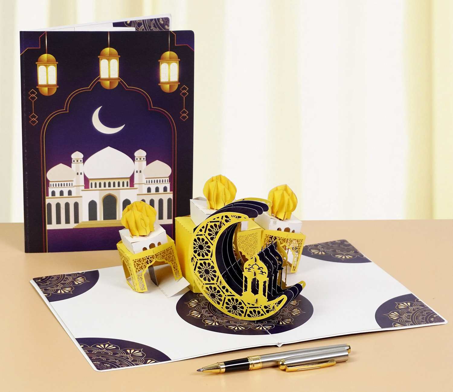 Ramadan Kareem 3D Pop-Up Card for Family Friends & Business Gifts - Image 9