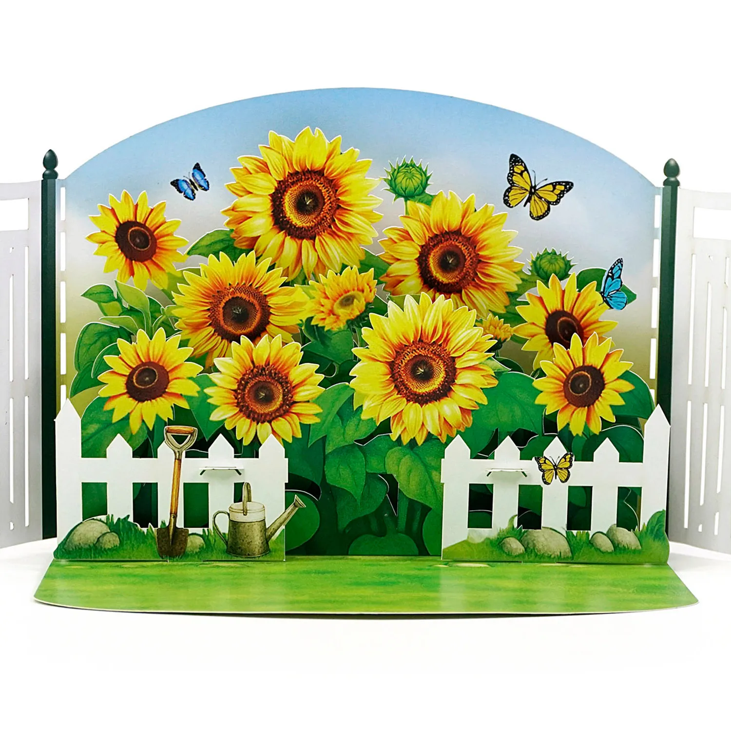 Sunflower garden Pop up 3D greeting cards