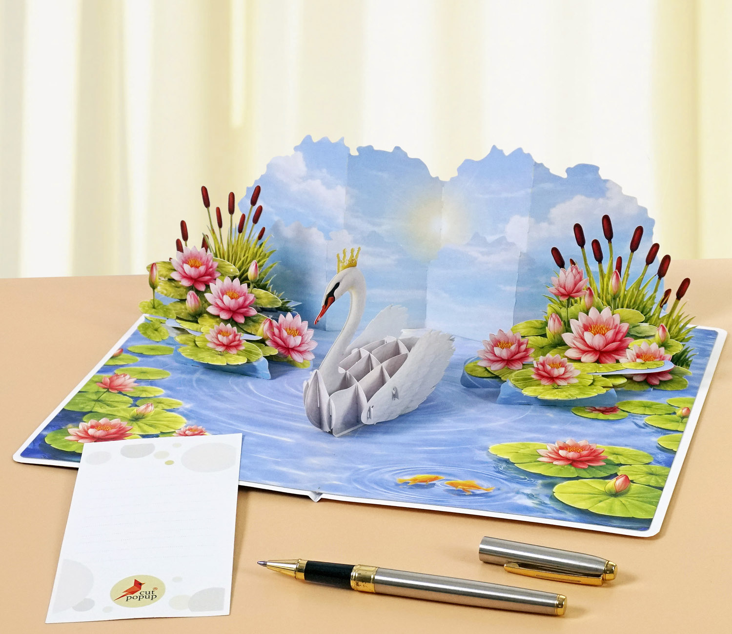 Swan-3D-Card-Perfect-Gift-for-Her-12