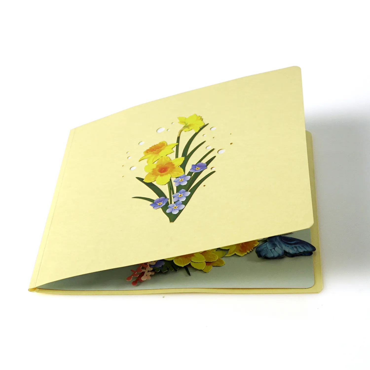 Yellow Daffodils Pop-up 3D Greeting Card - Image 11