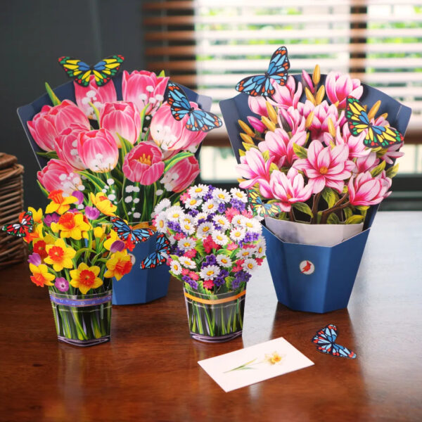 3D Popup Bouquet Flower Set for Spring to Celebration